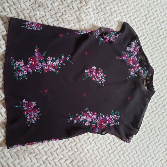 CALVIN KLEIN Sheer Floral Blouse - Picture 3 of 3